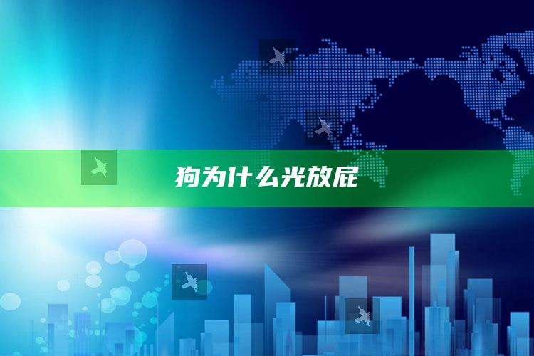 狗为什么光放屁