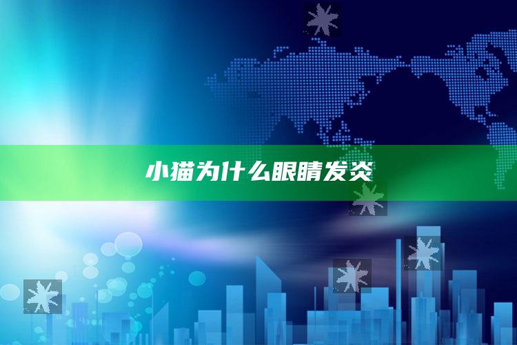 小猫为什么眼睛发炎
