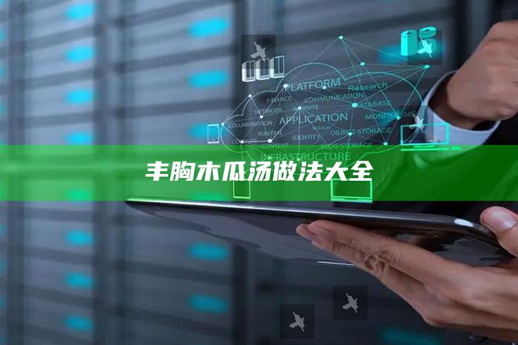 丰胸木瓜汤做法大全